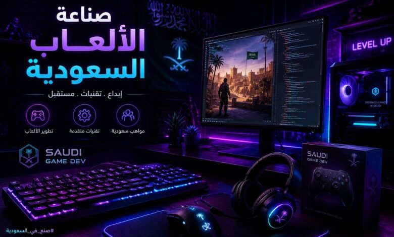 صناعة الألعاب في السعودية — من رؤية 2030 إلى واقع يصنع المستقبل